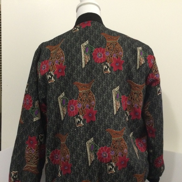 Reversible Print Bomber Jacket - Picture 4 of 5